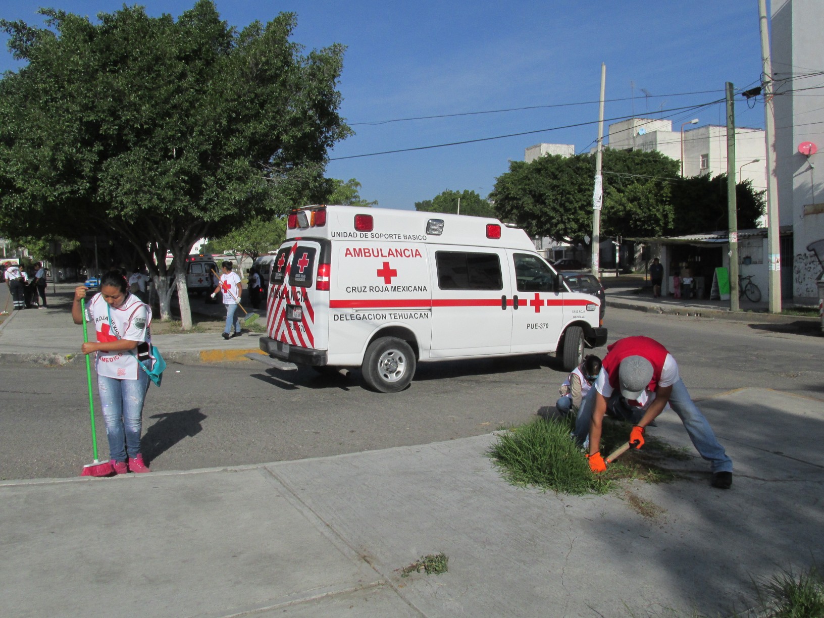 Emprende Cruz Roja jornada de limpieza en Tehuacán