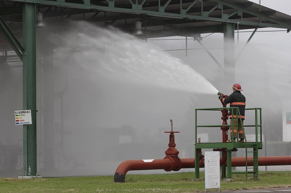 Realiza gasera de Texmelucan quema controlada de gas natural