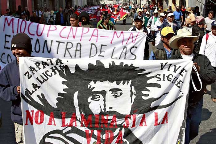 Llega a Puebla jornada de lucha contra proyectos mineros e hidroeléctricos