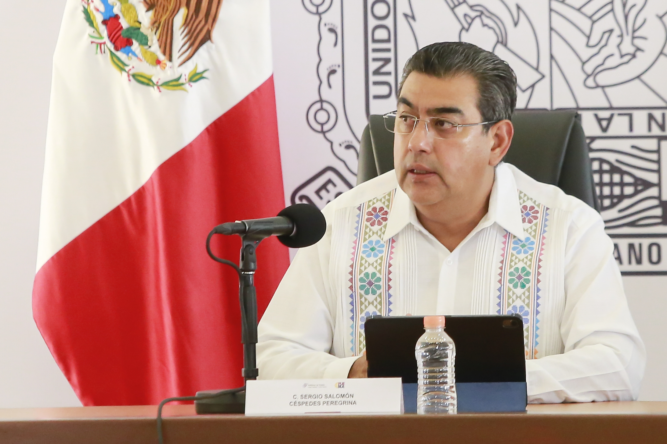 Llama Sergio Salomón a no sacar raja política con la seguridad pública