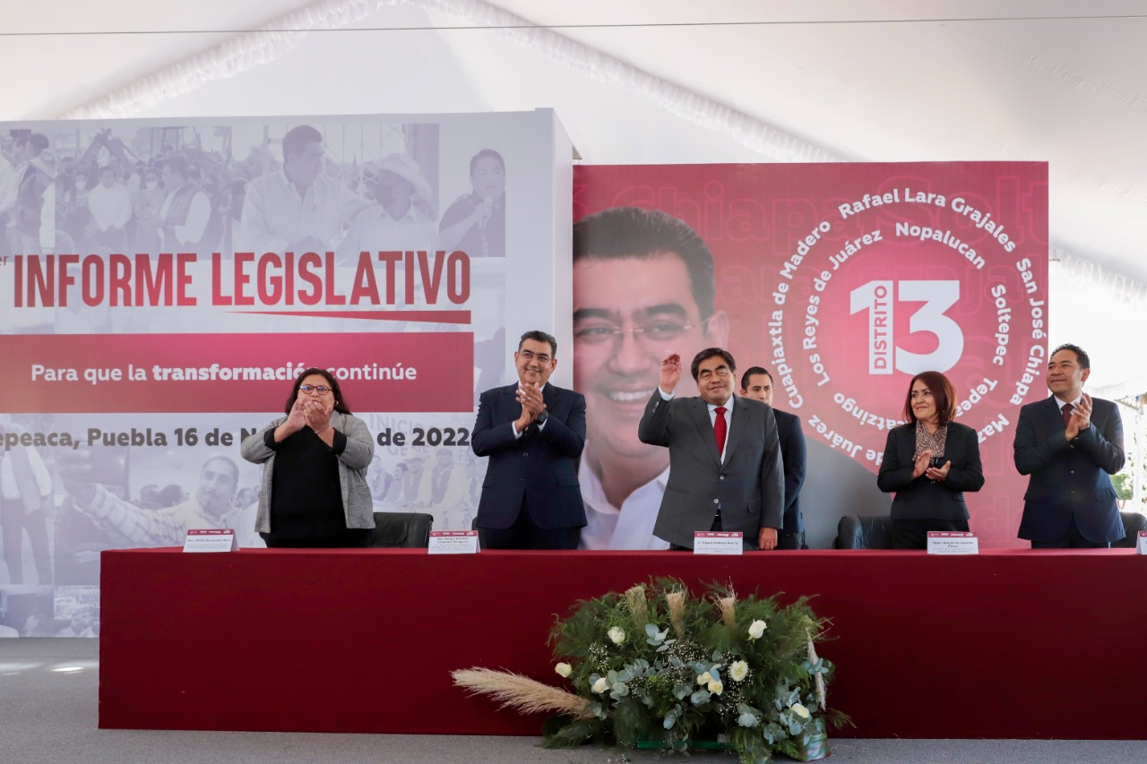 VIDEO Sergio Céspedes rinde primer informe legislativo