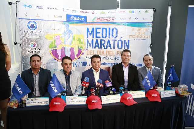 Presentan Medio Maratón del Día del Papá en San Andrés Cholula