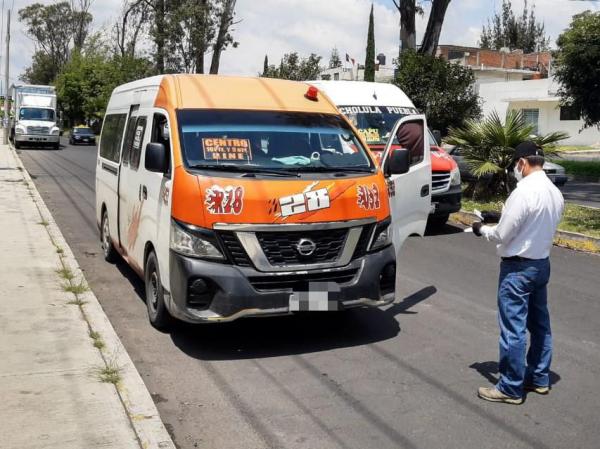 Detiene SMT 12 unidades irregulares en operativos en Cholula, Tehuacán  y Puebla