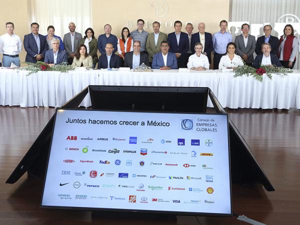 Destaca Céspedes bondades de Puebla ante el Consejo de Empresas Globales