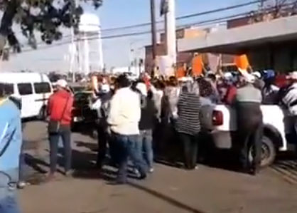 Ambulantes de La Margarita protestan tras ser desalojados