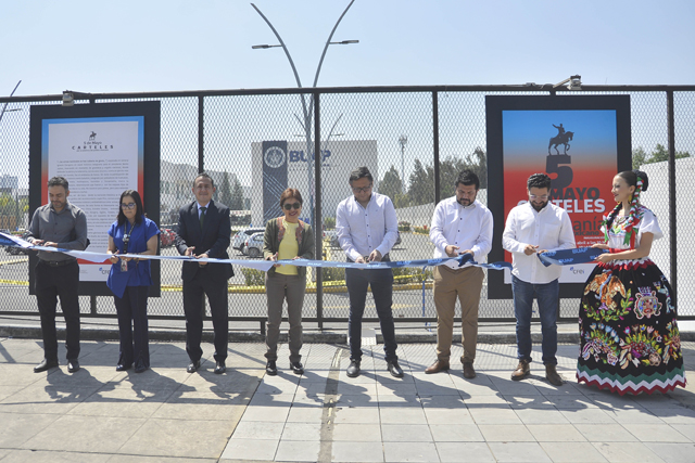 Cedillo inaugura muestra 5 de Mayo, carteles por una soberanía del pueblo mexicano