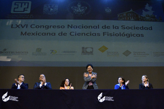 Inaugura rectora Congreso Nacional de Ciencias Fisiolgicas en la BUAP