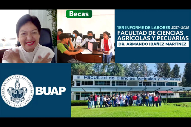 Rectora preside el Informe del director de la Facultad de Ciencias Agrícolas de la BUAP