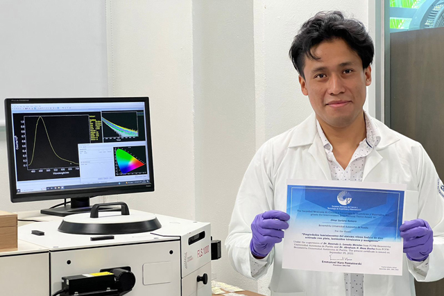 Estudiante BUAP gana Premio Intercovamex a la Mejor Tesis de Doctorado