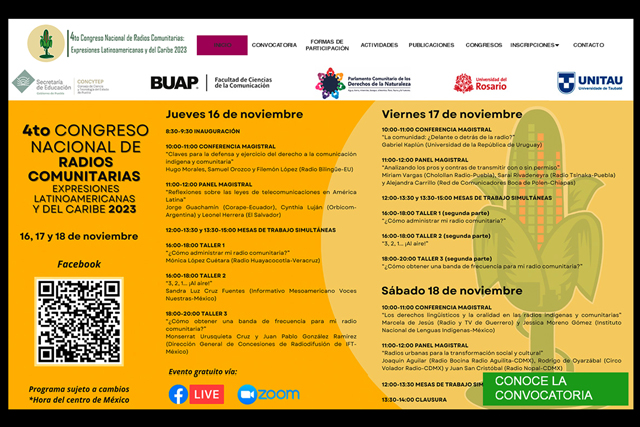 Invitan al Cuarto Congreso Nacional de Radios Comunitarias en la BUAP