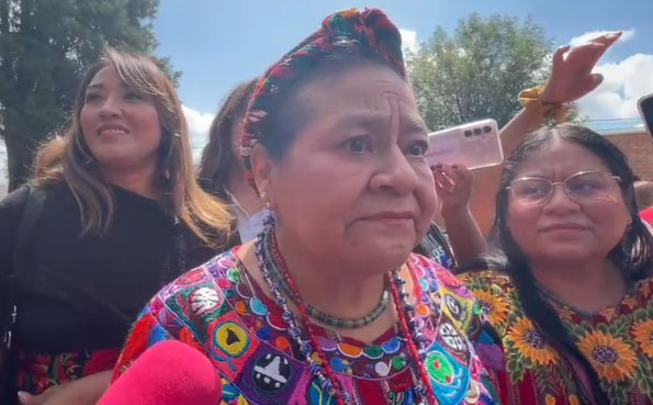 Hay grandeza de mujeres en México: Rigoberta Menchú
