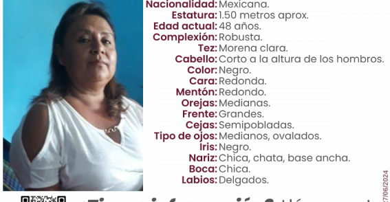 Leticia de 48 años desapreció en el municipio de Tehuacán