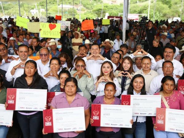 Con obra comunitaria, Gobierno de Puebla fortalece economía familiar y soberanía alimentaria