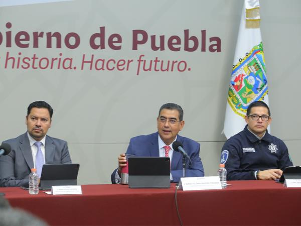 Gobierno de Puebla, presente en Guerrero el tiempo que sea necesario: Sergio Salomón