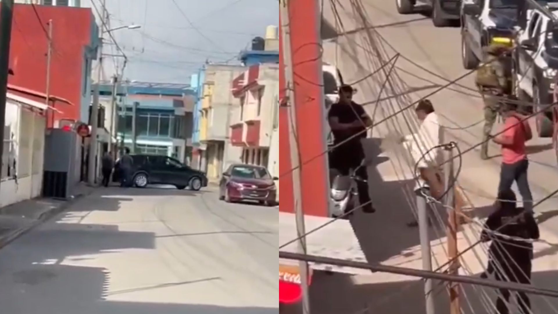 En Texmelucan, abogado intenta derribar portón para cumplir orden de desalojo