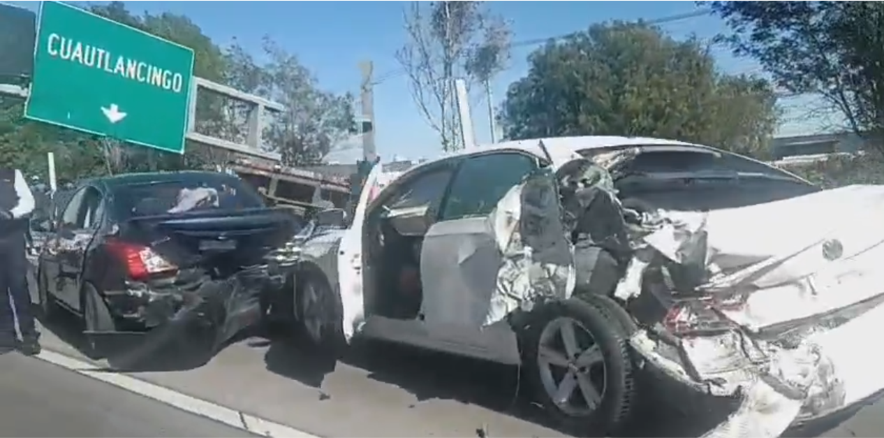 VIDEO Accidente en el Periférico Ecológico deja tres heridos