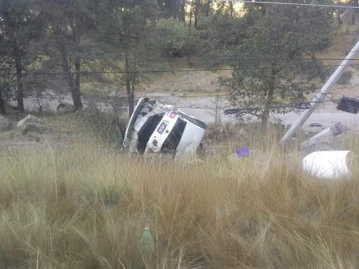 Fuerte accidente en la Amozoc-Teziutlán deja un lesionado
