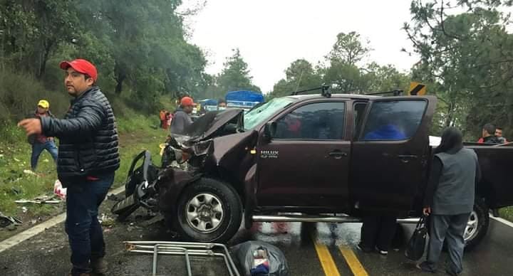 Una familia resultó herida tras fuerte impacto en El Seco-Acatzingo