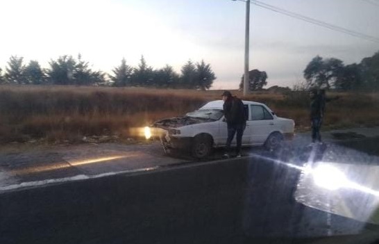 Se estampa contra una pipa en la Amozoc-Acajete