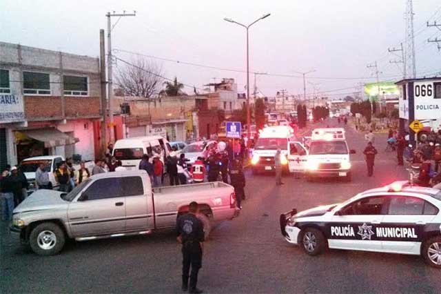 Choque entre 4 vehículos deja 15 heridos en Tlanalapan
