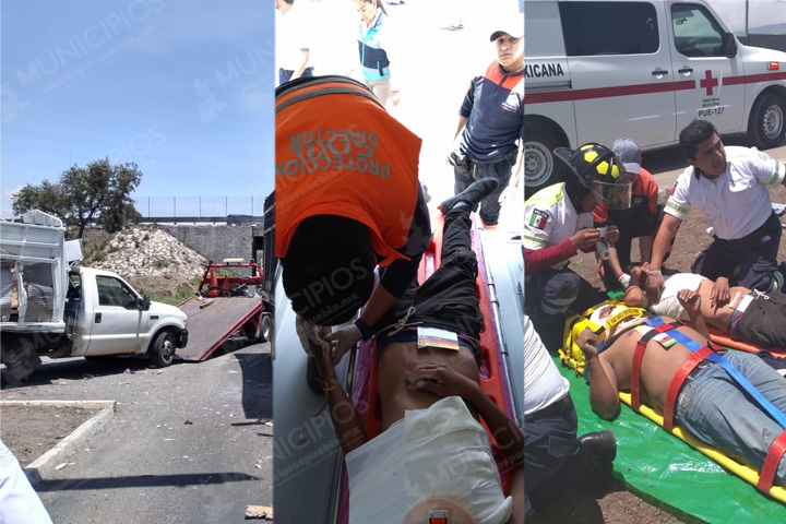 Camioneta con indocumentados se accidenta en Esperanza