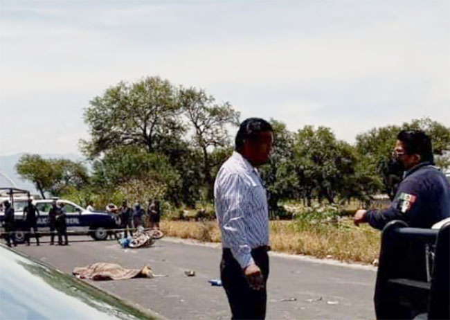 Auto embiste y mata a abuelito en la Tehuacán-Teotitlán   