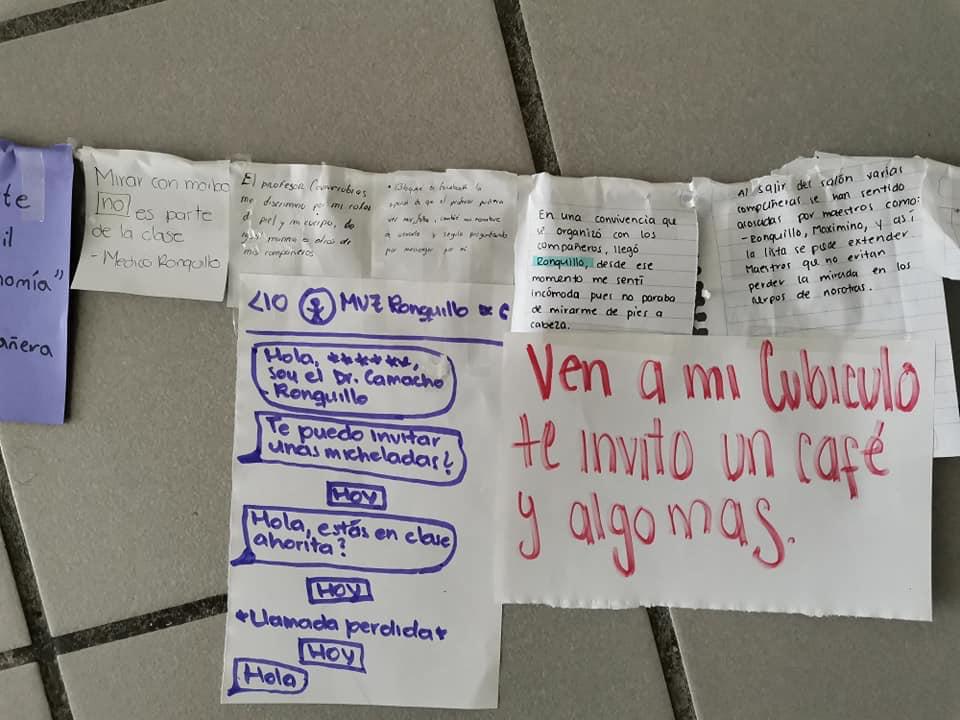 Ven a mi cubículo, te invito un café y algo más le escribió a su alumna