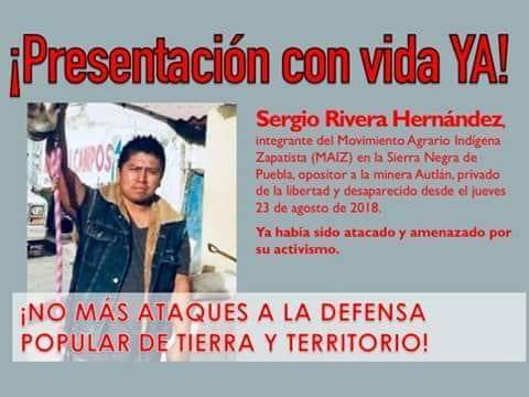 Exigen investigar desaparición de activista de Tehuacán
