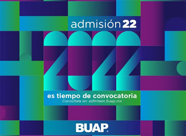 BUAP publica convocatoria de admisión 2022