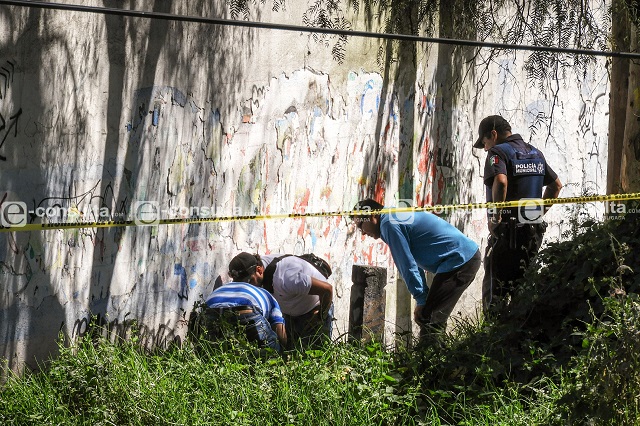 Baleado, hallan cuerpo junto a la autopista México-Puebla