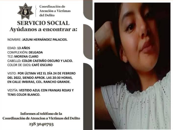 Estado busca esclarecer secuestro de menor en Tehuacán