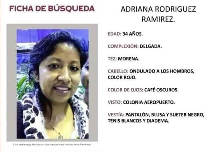 Hallan muerta en Veracruz a mujer desaparecida de Tehuacán