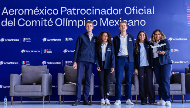 Los atletas llegan a París, gracias a Aeroméxico