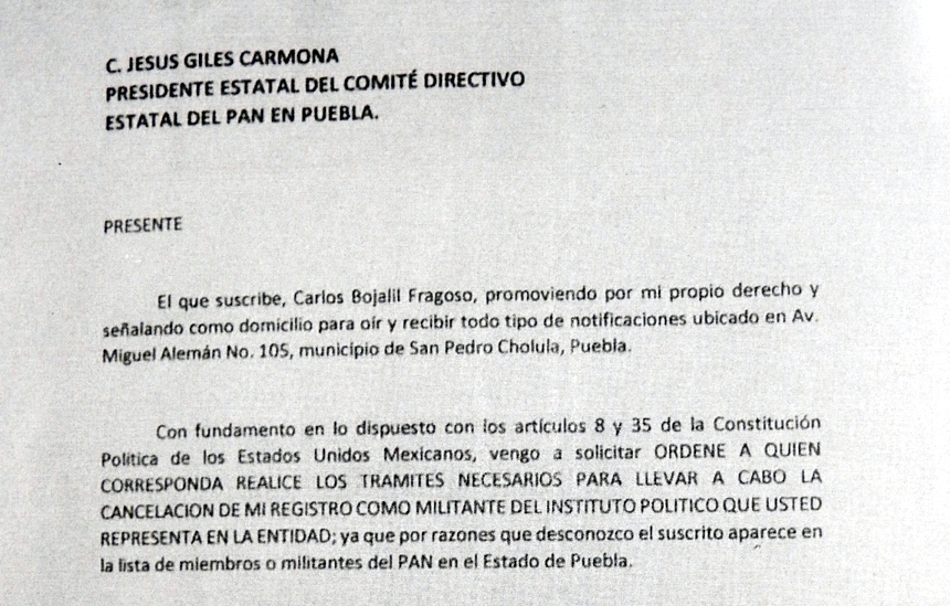 Denuncian afiliaciones indebidas al PAN en San Pedro Cholula