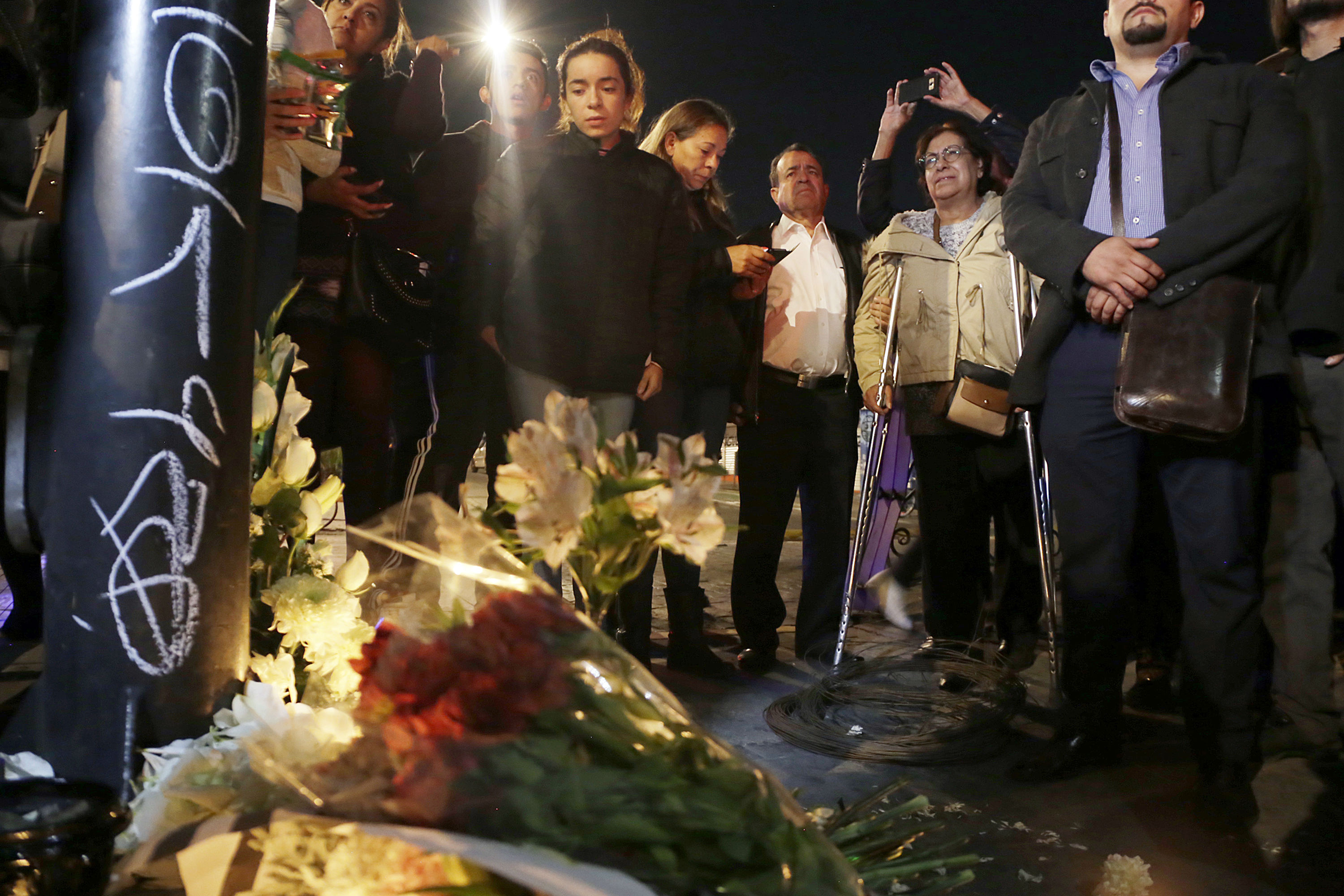 Una protesta por la muerte de Manu y una bici blanca para recordarlo