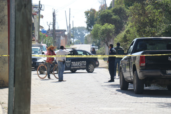 Arrojan restos humanos en calle de San Andrés Cholula