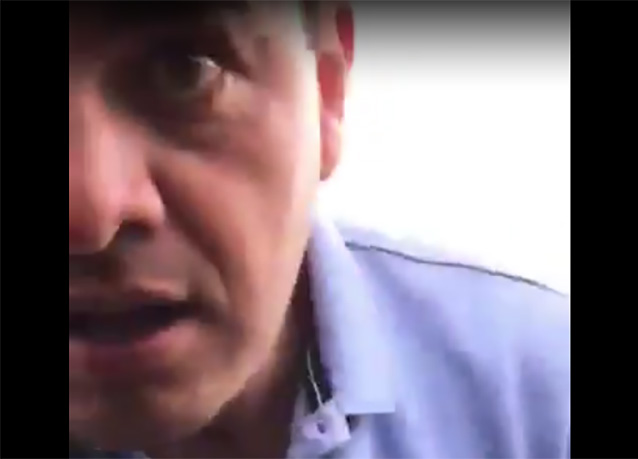 VIDEO Captan agresión del regidor morenista Eli Esponda