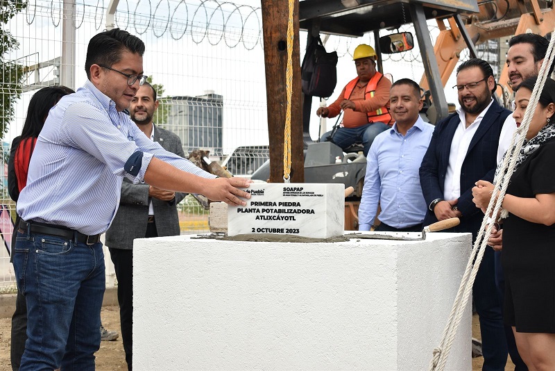 Inició la construcción de la Planta Potabilizadora Atlixcáyotl