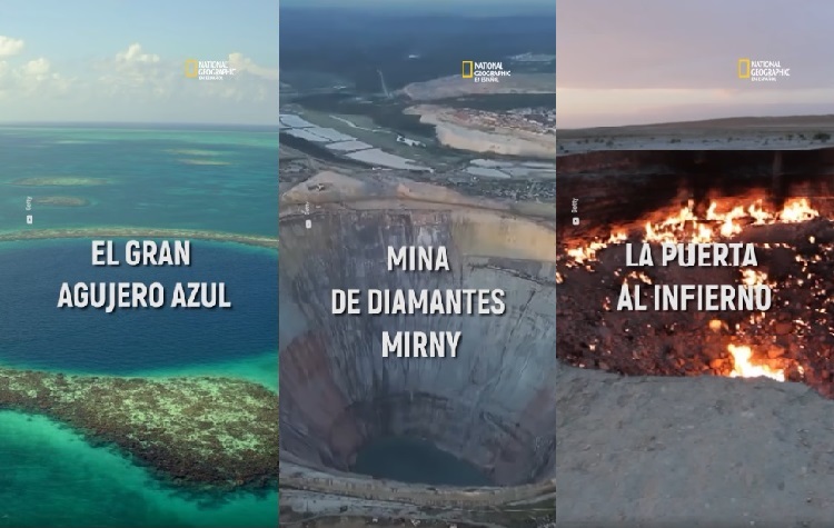 National Geographic destaca los socavones de Puebla, Rusia, Belice…