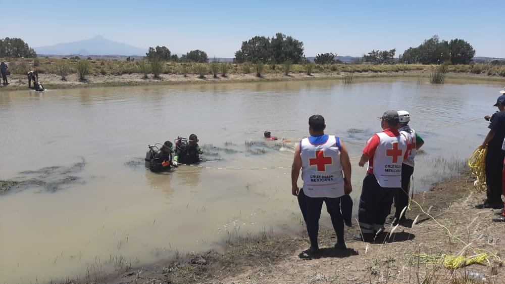 Hombre se ahoga en jagüey de Atlangatepec en Tlaxcala