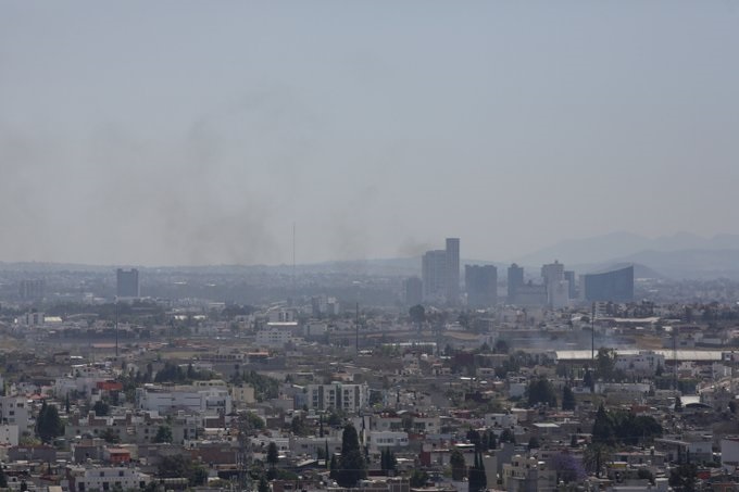 Contaminación del aire rebasa los límites en Puebla este martes