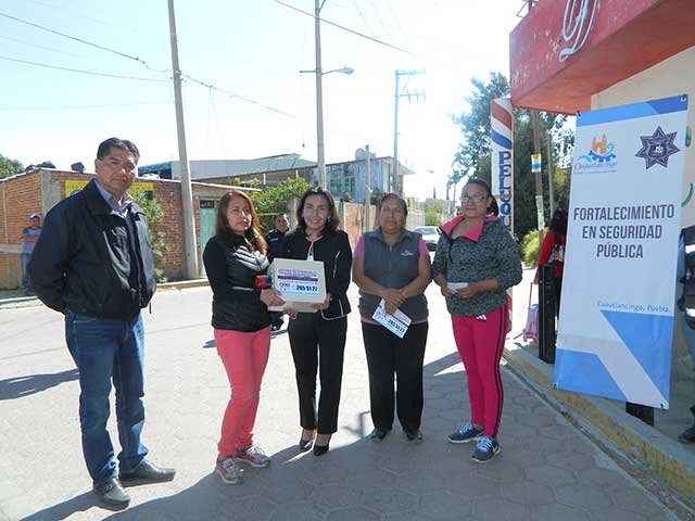 Fortalecen programa Vecino Vigilante con alarmas en Cuautlancingo