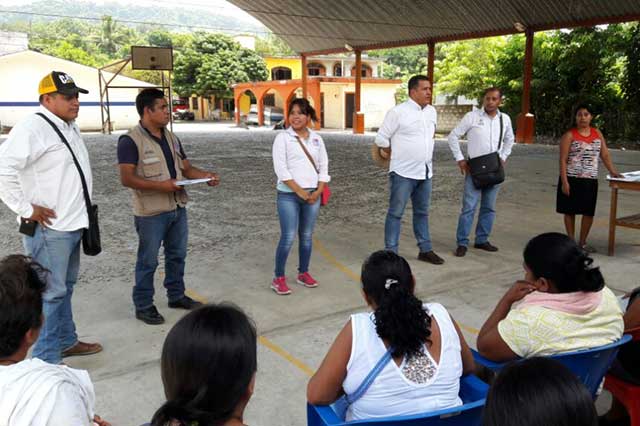 Por Franklin habilitan albergues en Xicotepec