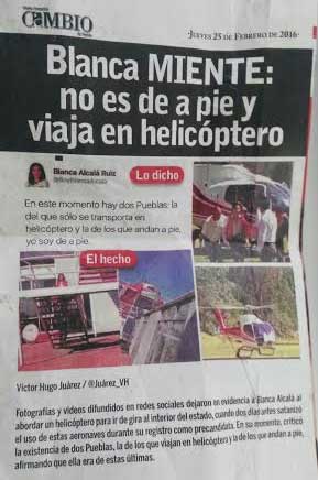Arrojan a calles de Tehuacán propaganda contra Alcalá