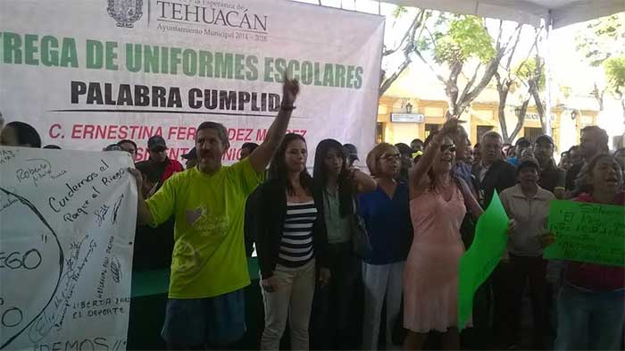 Encaran a alcaldesa de Tehuacán para proteger El Riego