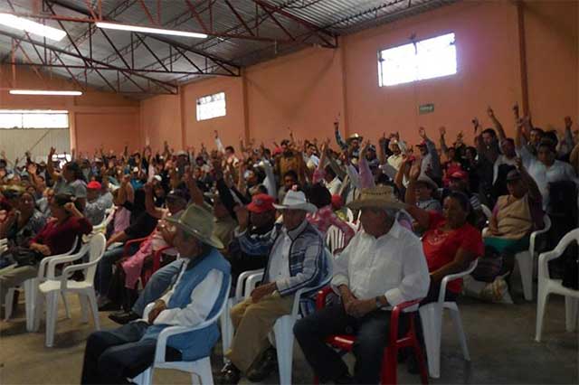 Amagan con tomar alcaldía de Ocotepec durante informe de edil