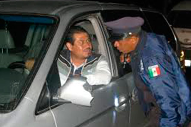Ingresan 20 autos al corralón por alcoholímetro en Cuautlancingo