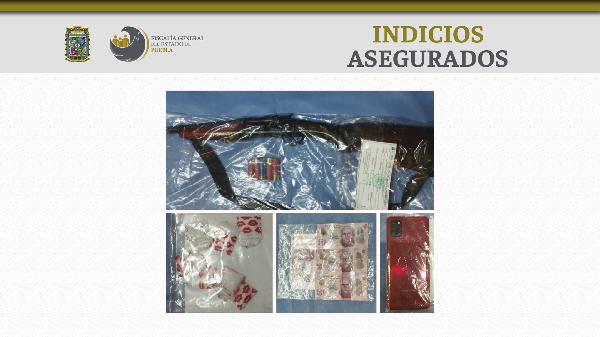 Vinculan a proceso a Alejandro por portar escopeta y drogas en Acatzingo