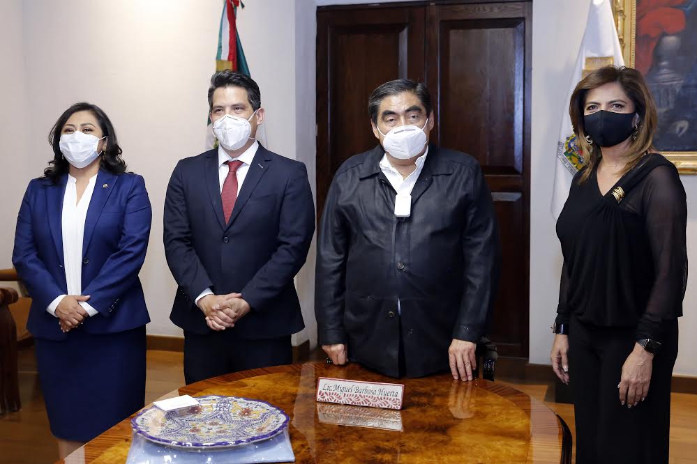 Propone Barbosa agenda Puebla-Alemania a embajador