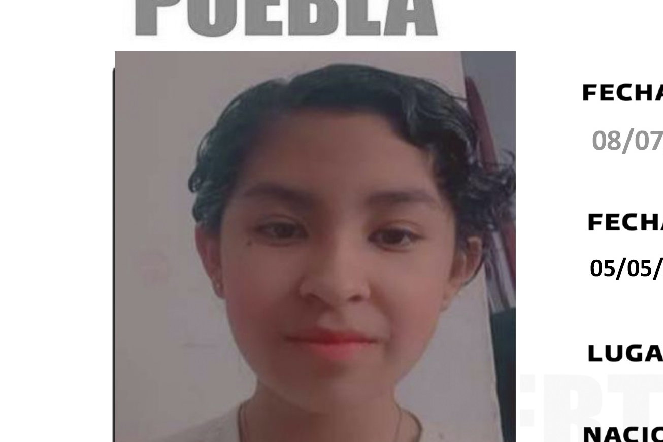 Se activa Alerta Amber para localizar a menor de 11 años de edad